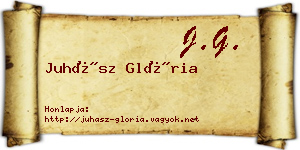 Juhász Glória névjegykártya